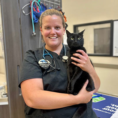Dr. Whitney, veterinarian at Marcy Veterinary Clinic