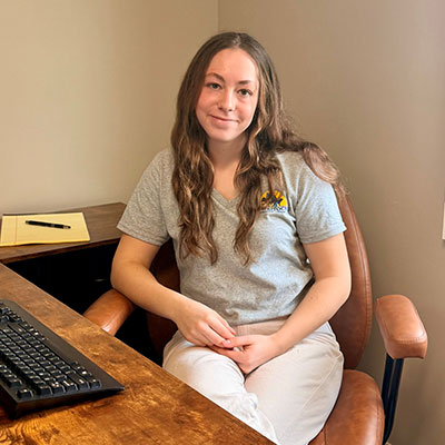 Nicole, finance assistant at Marcy Veterinary Clinic