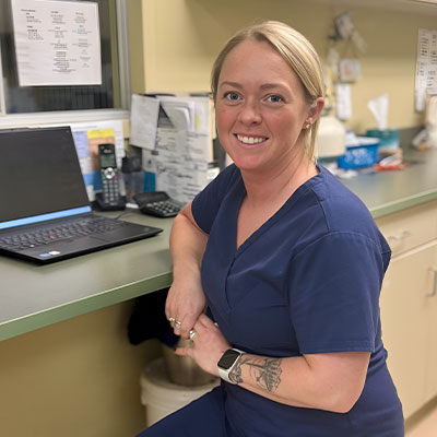 Taylor, LVT at Marcy Veterinary Clinic