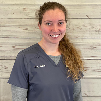 Dr. Amy, veterinarian at Marcy Veterinary Clinic